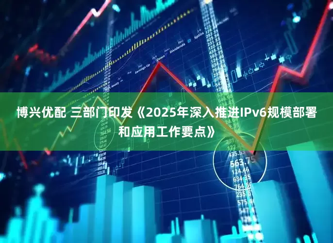 博兴优配 三部门印发《2025年深入推进IPv6规模部署和应用工作要点》