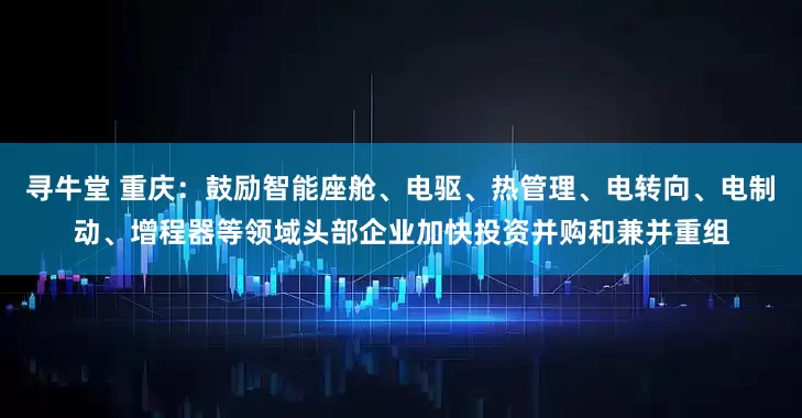 寻牛堂 重庆：鼓励智能座舱、电驱、热管理、电转向、电制动、增程器等领域头部企业加快投资并购和兼并重组